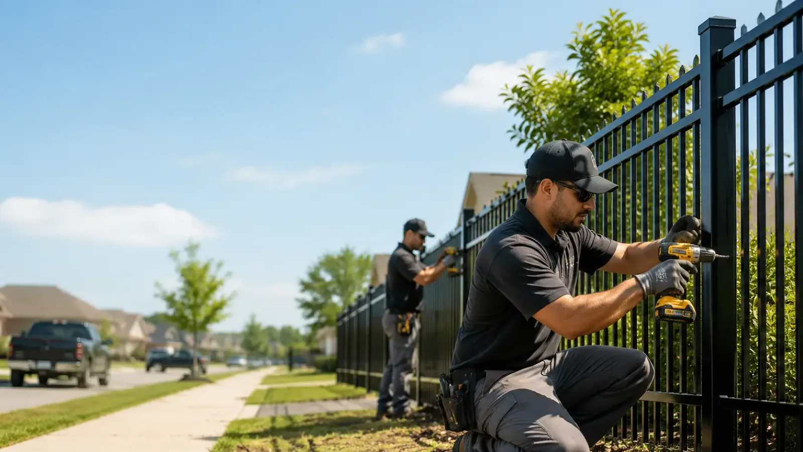 Metal Fence Installation in Aurora, SD